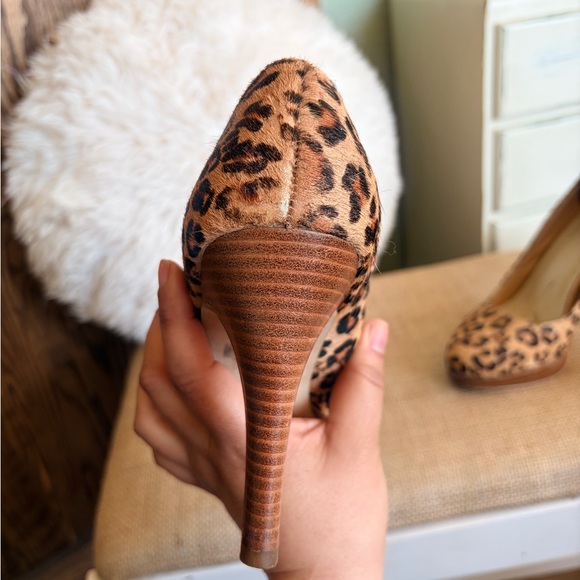 🖤Y2K🤎 BAKERS vintage Leopard Print Platform Pumps - Women - Picture 5 of 13
